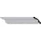 Ekena Millwork 2 7/8"H x 2 7/8"P x 3 7/8"F x 94 1/2"L, (2 5/8" Repeat), Loera Crown Moulding MLD03X03X04LO - alternate 1